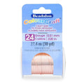 Beadalon ColourCraft Wire, 24 Gauge, Rose Gold Color Silver Plated, 30 yd Spool