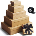 eerbaier gift boxes with lids, natural and rustic, main product view