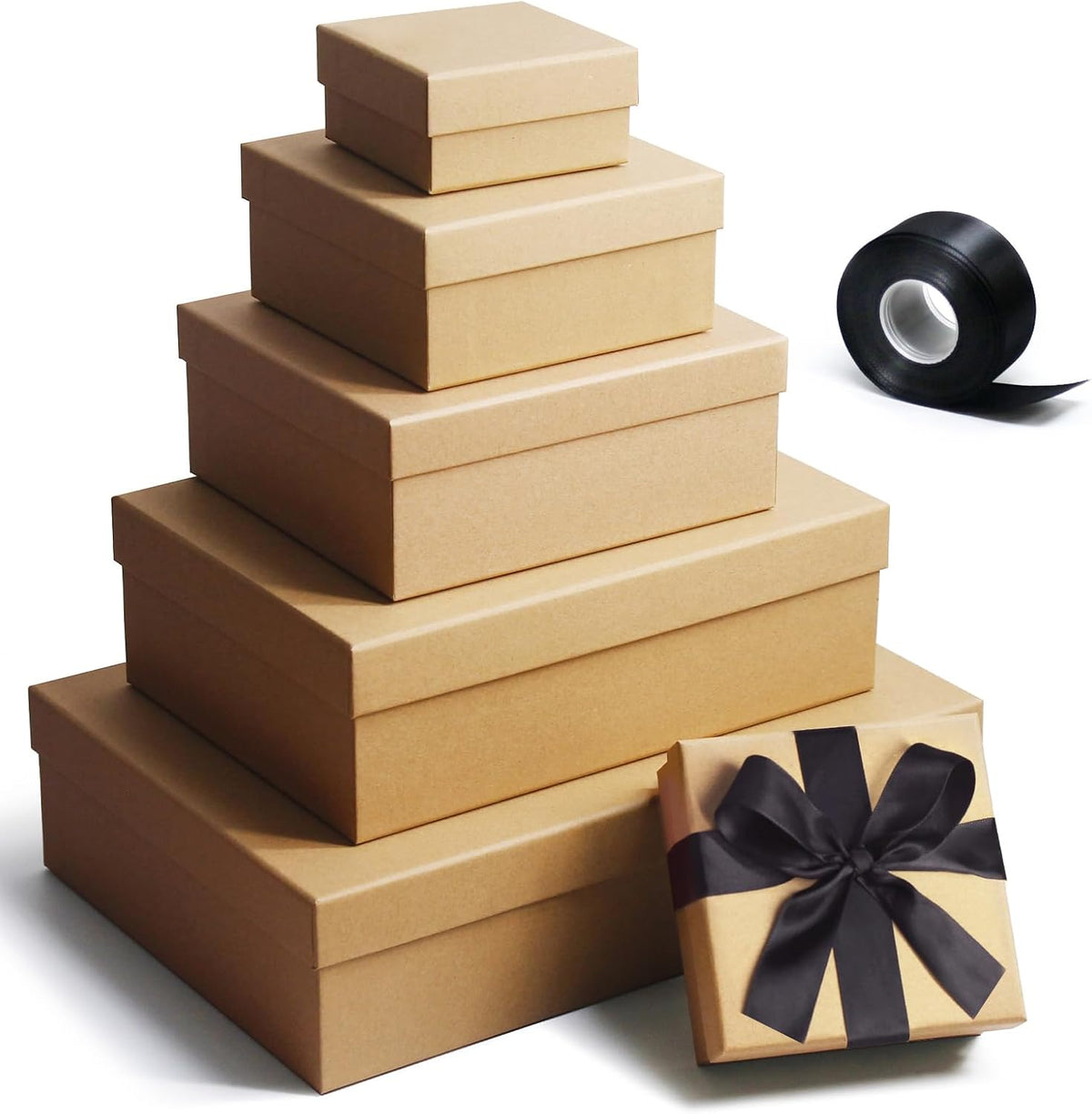 eerbaier gift boxes with lids, natural and rustic, main product view