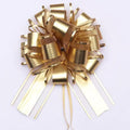 HQJAXJ 6 PCS Pull Bows,Gold Gift Bows for Presents 6 inch Pull Bow for Gifts Wrapping Party Gift Boxes Bow Basket Packaging Bows for Valentine's Day Presents Flower Decorations (gold)