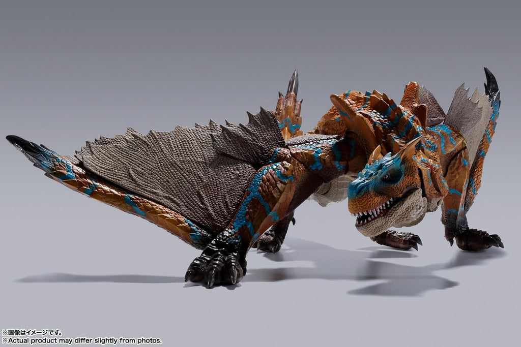 tamashii nations - monster hunter rise - tigrex shown in use