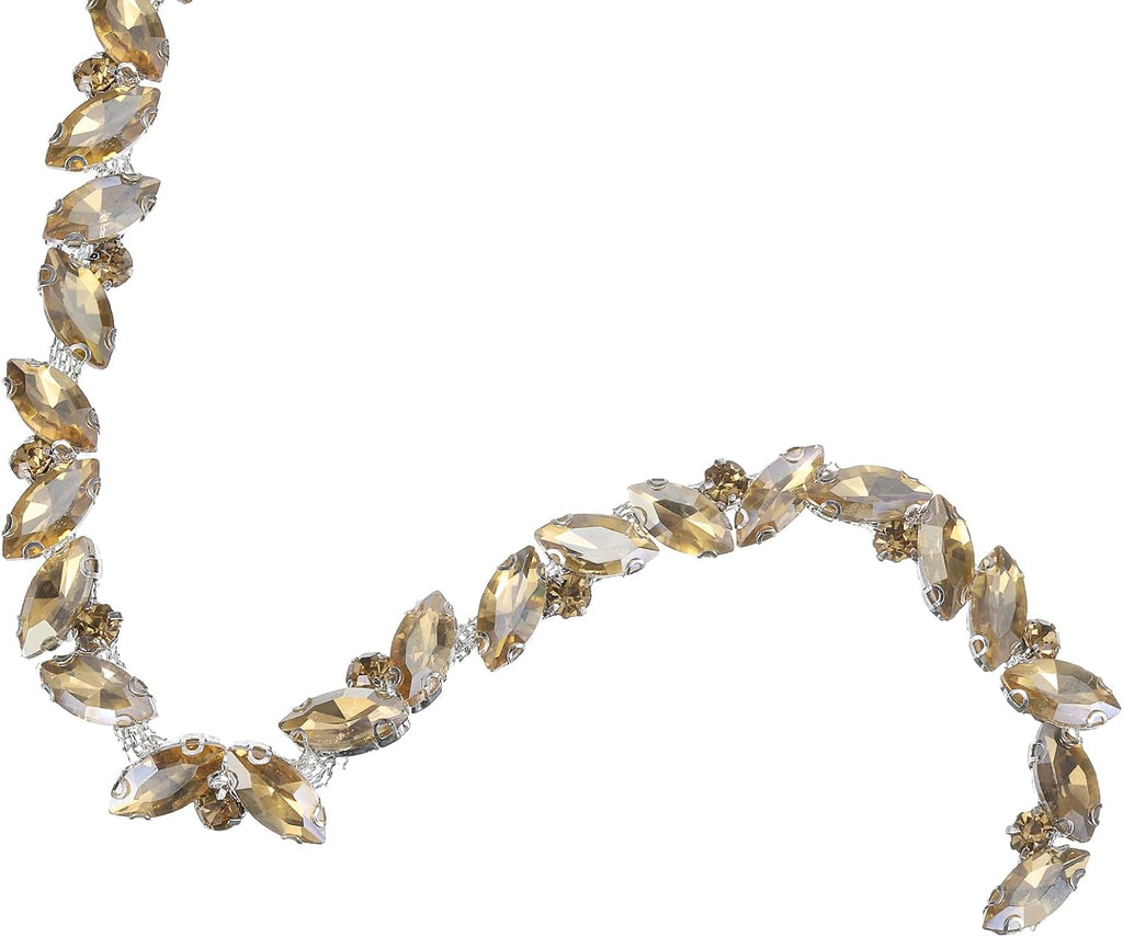 uxcell 3 yards rhinestone chain trim - 10mm, main product view