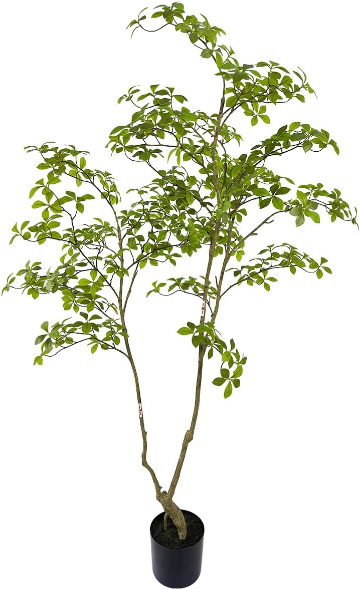afand artificial gardenia tree,6ft（1pack） tall fake plants artificial shown in use