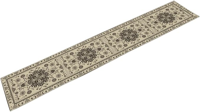 Boho Vintage Elegant Table Runner Farmhouse for Home Farmhouse Kitchen Table Dining Coffee Room Garden Party Wedding Decor 13x120in