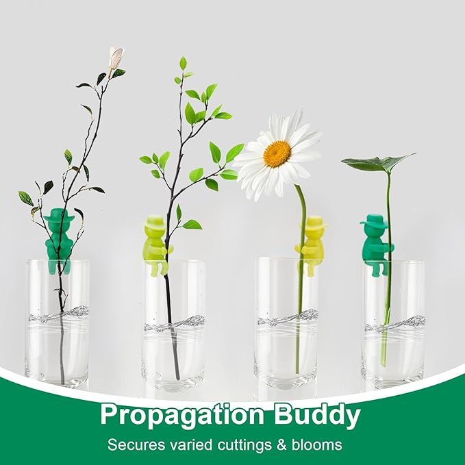 6 Pcs Plant Propagation Buddy, Propagated Plant Holders for Sprouts, Stems & Shoots and cuttings, Sturdy Support for Indoor Plants & Propagation Station Use, Ideal Gifts for Plants Lovers