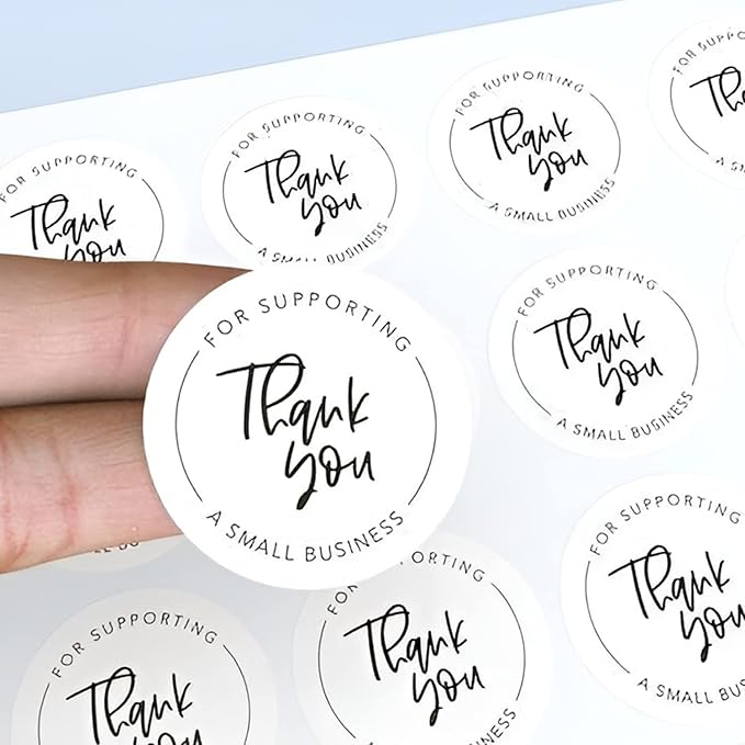 Custom Logo Stickers for Business, Personalised Logo Labels - Any Shape, Waterproof Vinyl Perfect for Branding & Packaging