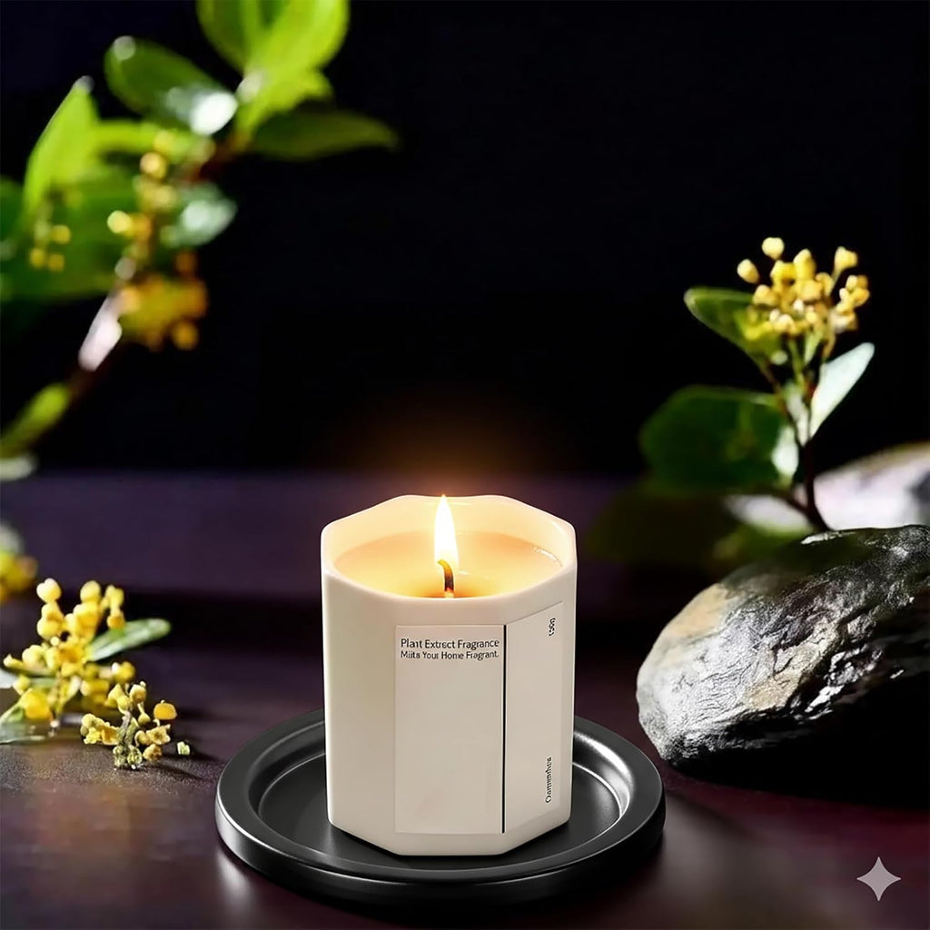 Matte Black Candle Holders Set of 2, Iron Pillar Candle Tray for 3 Inch Candles, Wax Catching Metal Candle Plate for Wick & LED Candles, Decorative Candle Stand for Table Centerpiece