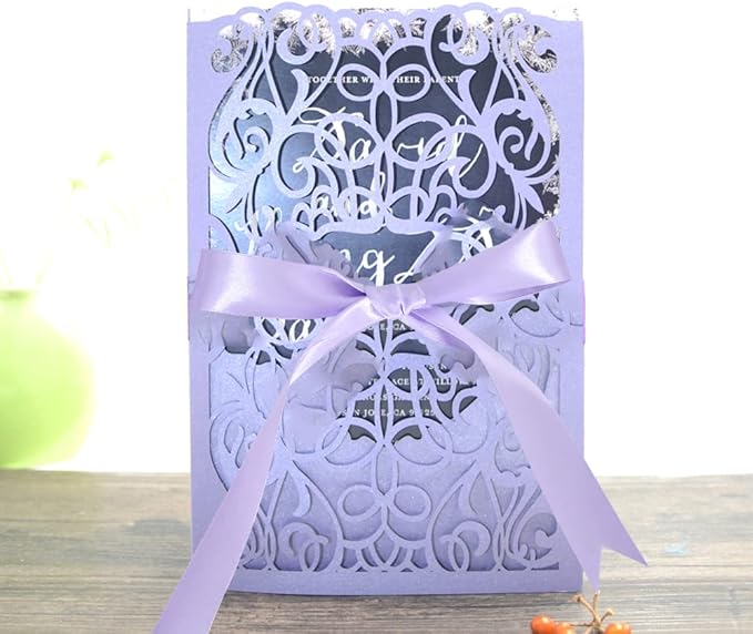 TONIFUL 1 Inch x 100yds Light Purple Satin Ribbon, Thin Solid Color Satin Ribbon for Gift Wrapping, Crafts, Wedding Party Decoration, Invitation Cards, Floral Bouquets, Christmas Halloween