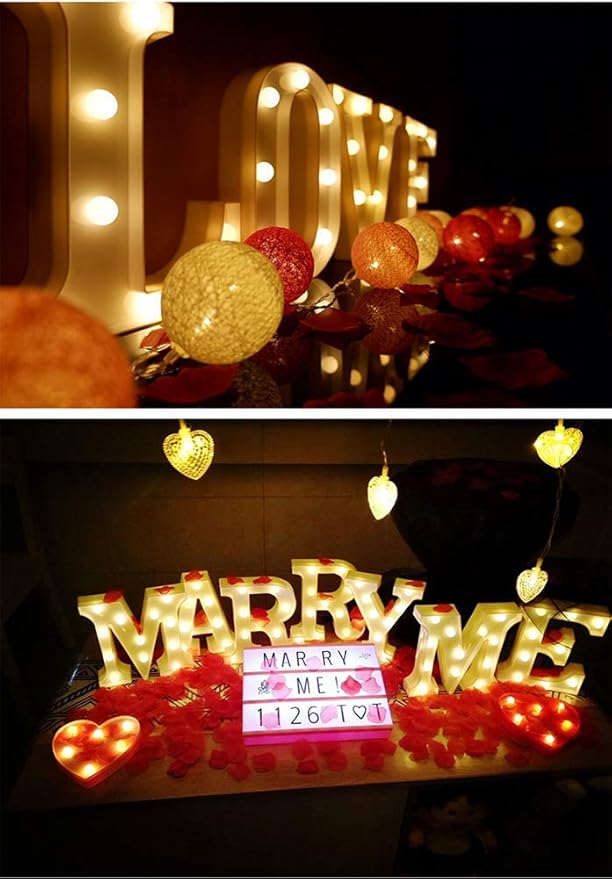 MUMUXI Marquee Light Up Letters | Large Light Up Numbers | Battery Powered and Bright with Every Letter of the Alphabet | For Wedding, Birthday, Party, Celebration, Christmas or Home Decoration (C)