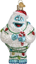 Old World Christmas Bumble (Rudolph The Red-Nosed Reindeer) Glass Blown Ornament for Christmas Tree, Handcrafted Holiday Decoration, Rudolph Collection