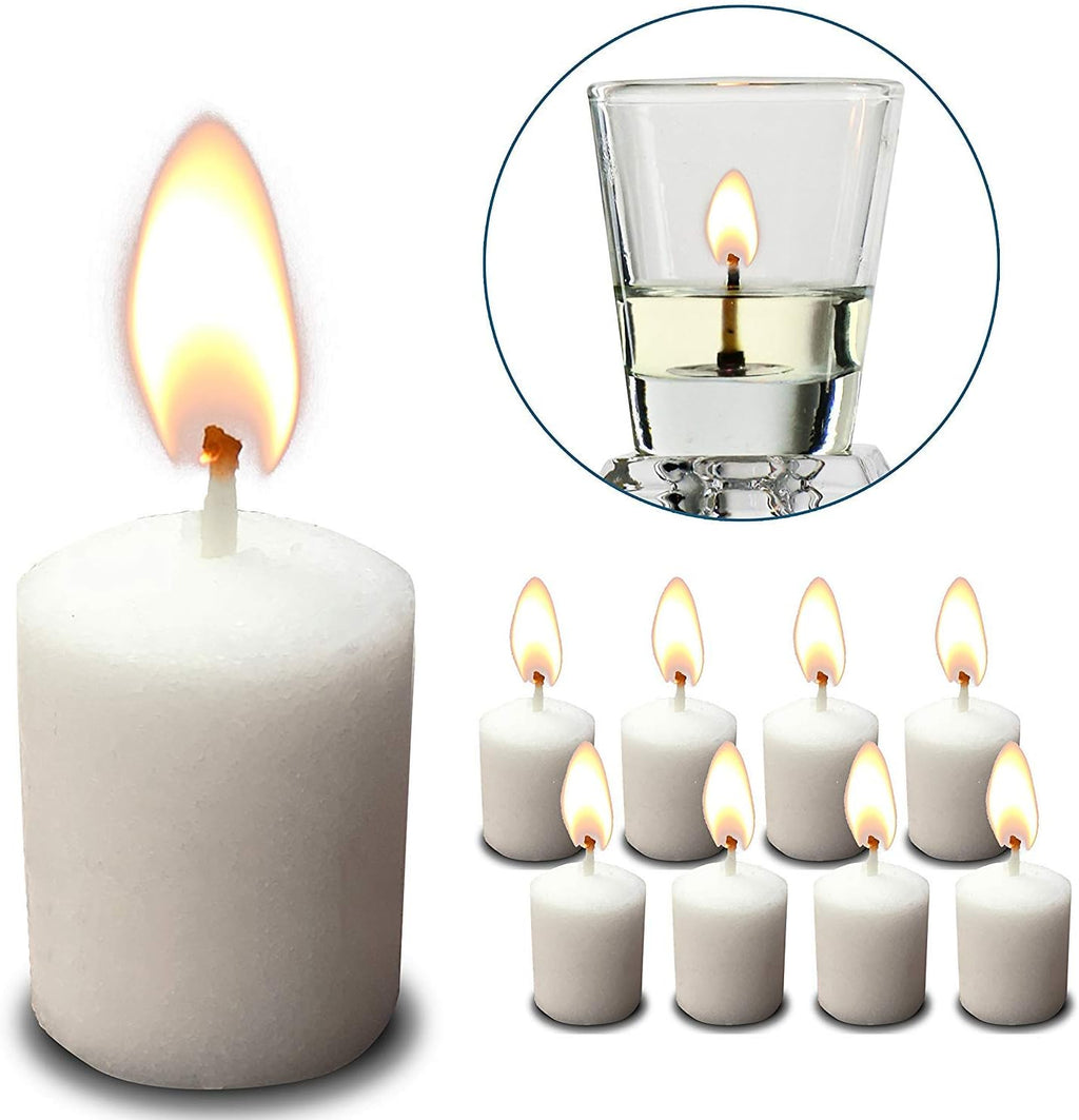 OHR CANDLES Ohr 4 Hour Neironim Candles, Shabbat and Small Votive Wax Candle, 72 Count