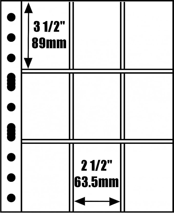 Ursae Minoris Manor Library Deluxe 3 Q-Ring Standard Format Binder for Up to 900 Sports / Trading Cards - Deep Blue with Black Slipcase
