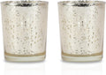 Li'Shay Gold Spot Plated Glass Candle Holder for Votive - Set of 2