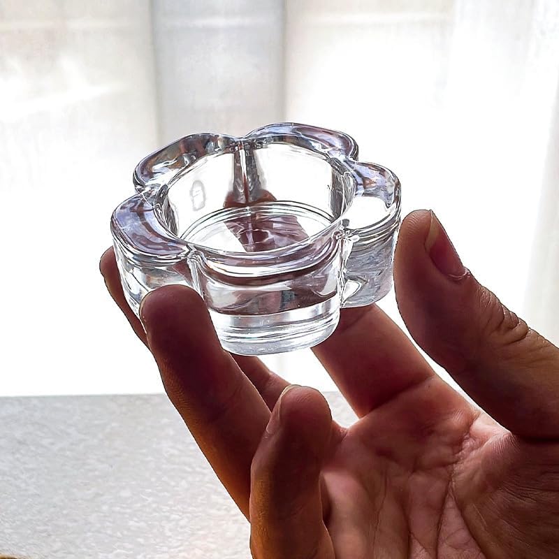 2 Pcsc Glass Tealight Candle Holder Glass Votive Candle Holder Chunky Glass Candle Holder for Wedding Party and Home Decor, Clear
