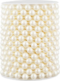33 Feet Faux Pearl Beads Garland 10mm Craft String Pearls for Wedding Centerpiece Christmas Tree and Flowers Decoration DIY(Ivory)