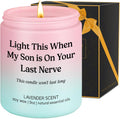 LEADO Candle, Daughter in Law Gifts - Funny Wedding, Mothers Day, Birthday Gifts for Daughter in Law, Sons Girlfriend, Future Adult DIL - DIL Present from Mother in Law - Bride, Bridal Shower Ideas
