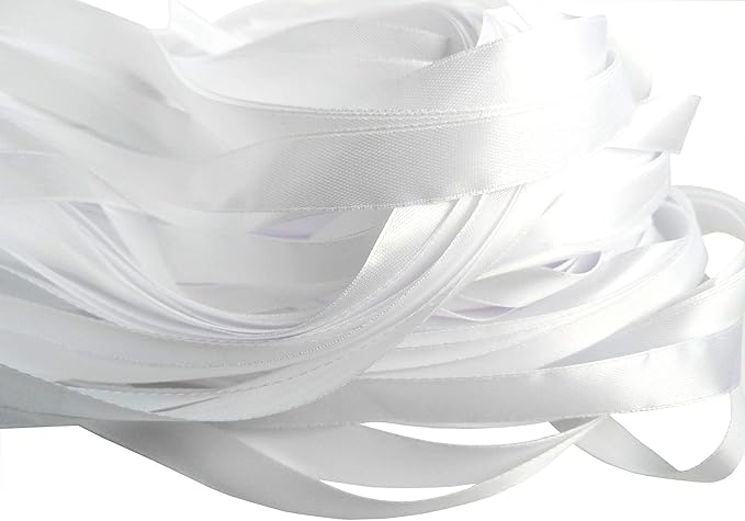 50PCS Ribbon Wands with Triple Ribbon and Silver Bell Party Wand Party Favors Streamers Ribbon Sticks Magic Fairy Wands for Wedding Decors