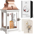 Memorial Lantern Sympathy Gifts for Loss of Loved One Mother Father with Candle, Unique Bereavement Gifts Ideals, Thoughtful Condolences Gift in Memory of Loved One