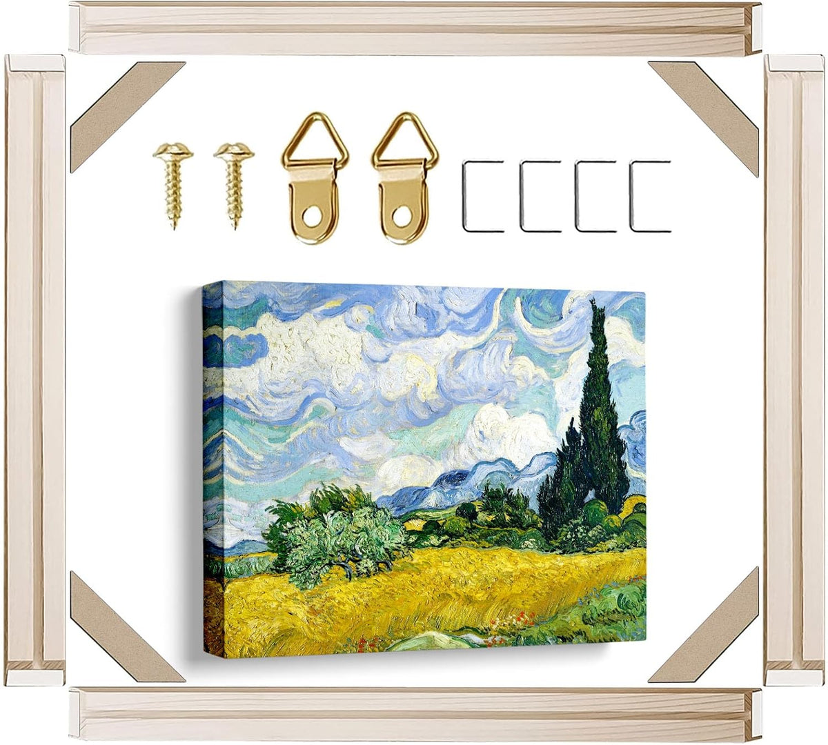 canvas stretcher bars 28x40 inches frame kit available, main product view