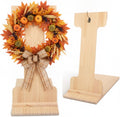 12'' wood wreath easel stand holder board for, main product view