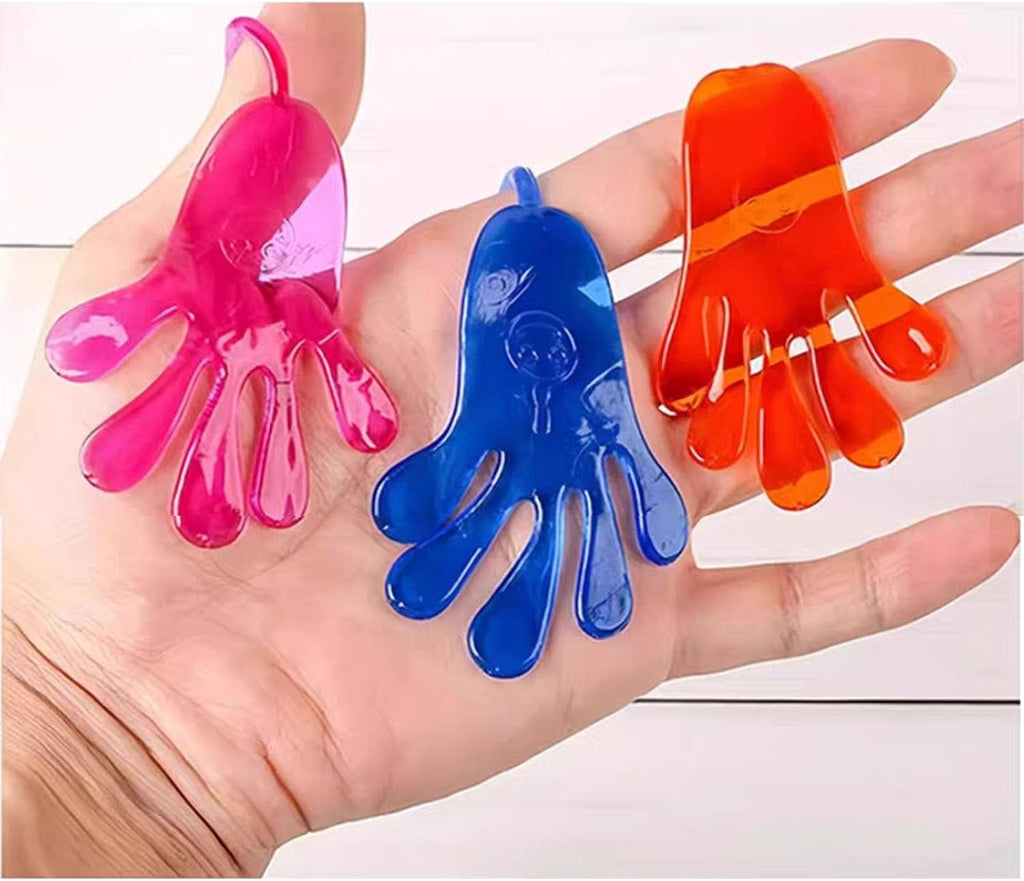 Tuko 20PCS Sticky Hands, Sticky Finger, Kids' Party Favor Sets, Fun Toys, Party Favors, Wacky Fun Stretchy Sticky Hands, Halloween Party Favors, Birthday Parties, Toys for Sensory Kids,20PCS