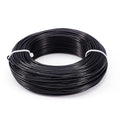 Fashewelry 180 Feet 12 Gauge Aluminum Wire Black Bendable Metal Craft Wire for Beading Jewelry Craft Making