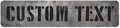 Custom Sign, Custom Street Sign, 11 Font Colors, 13 Font Styles, 4 Hole Options, 22 Sizes, 4x18 Inches, Rust Free DiBound, Fade Resistant, Made in USA by My Sign Center (Grunge Metal)