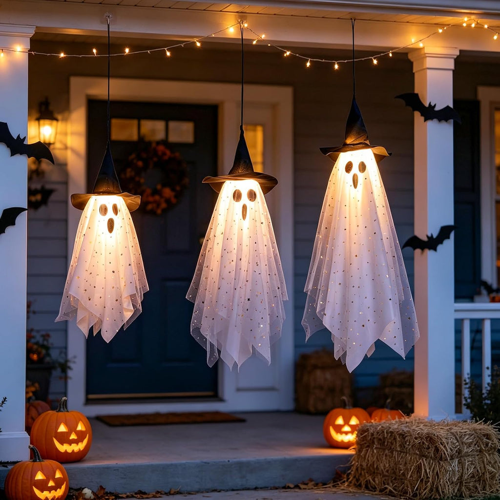 halloween decorations swinging ghost outdoor decor, main product view