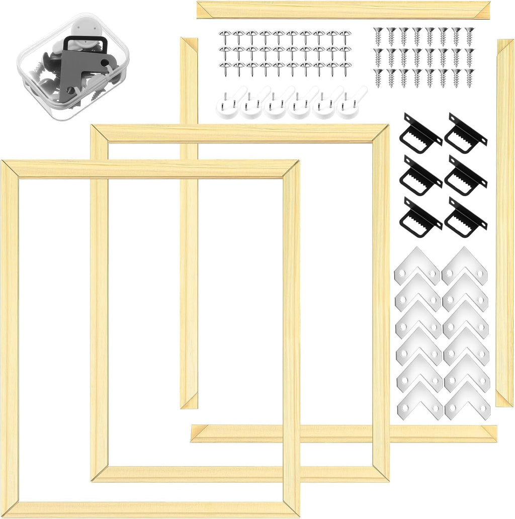 doublefill 3 pack canvas stretcher bars, 16x20 in, main product view
