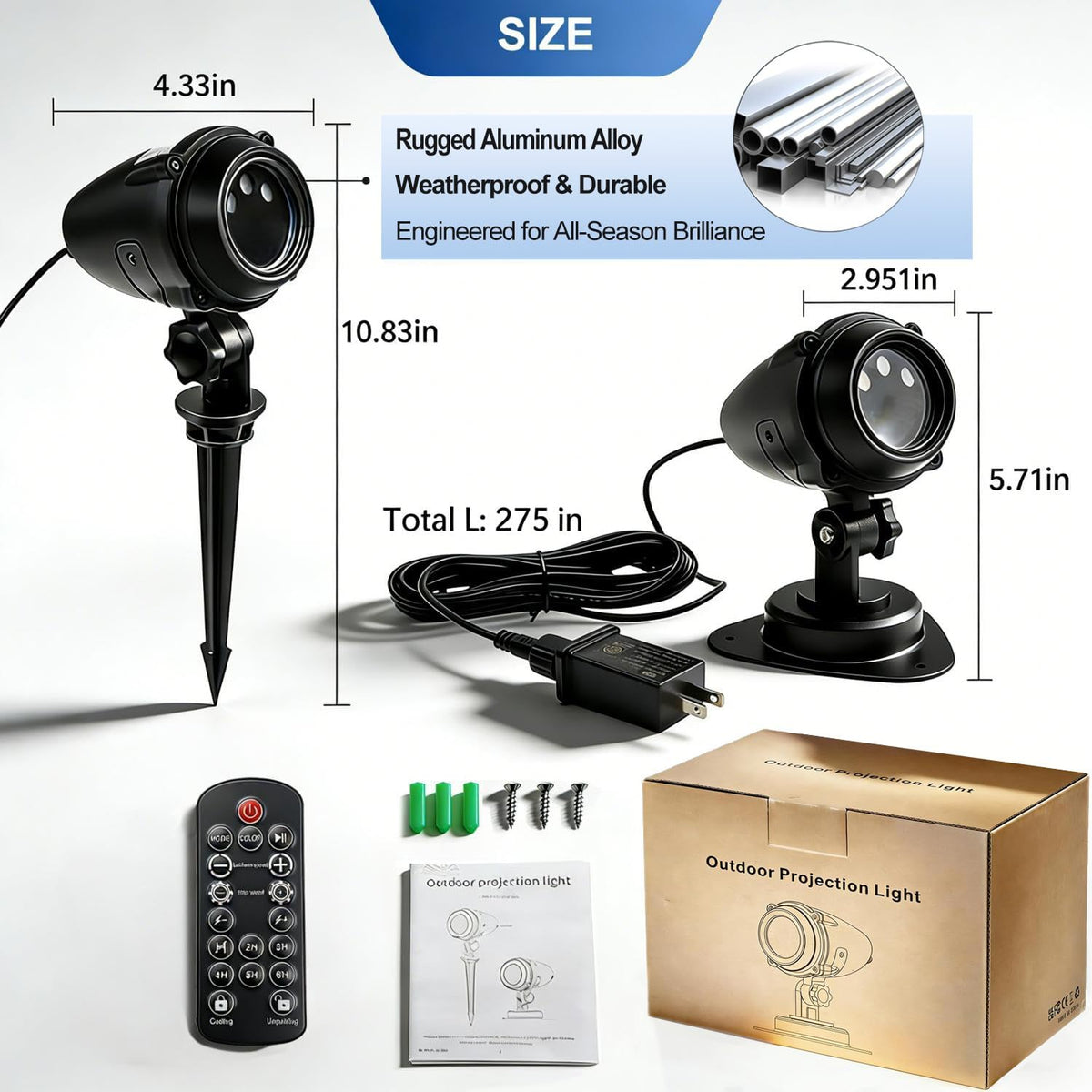 laser christmas projector lights, rgb 3-color moving star on a desk or shelf