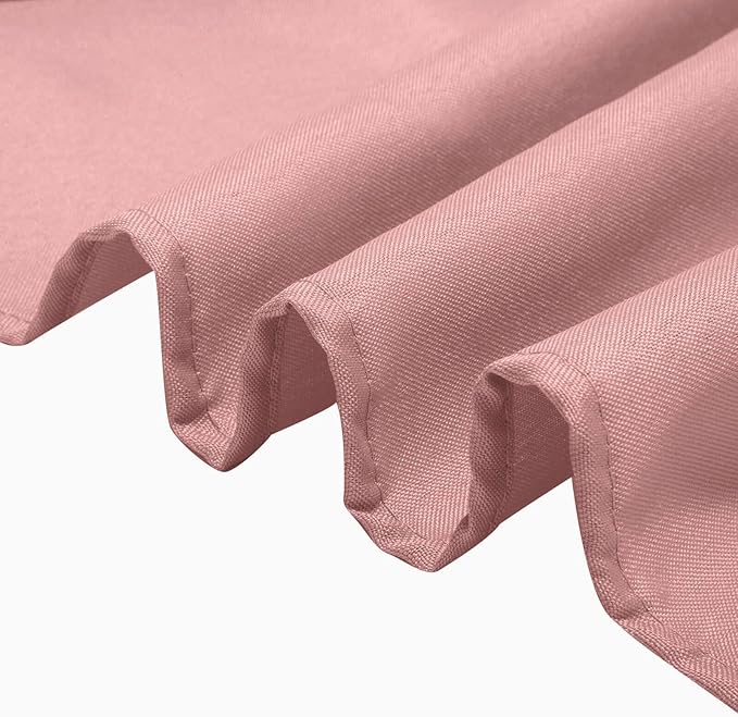 Efavormart 70" Square Linens Dusty Rose Wholesale Linens Polyester Square Linen Tablecloth for Wedding Banquet Restaurant