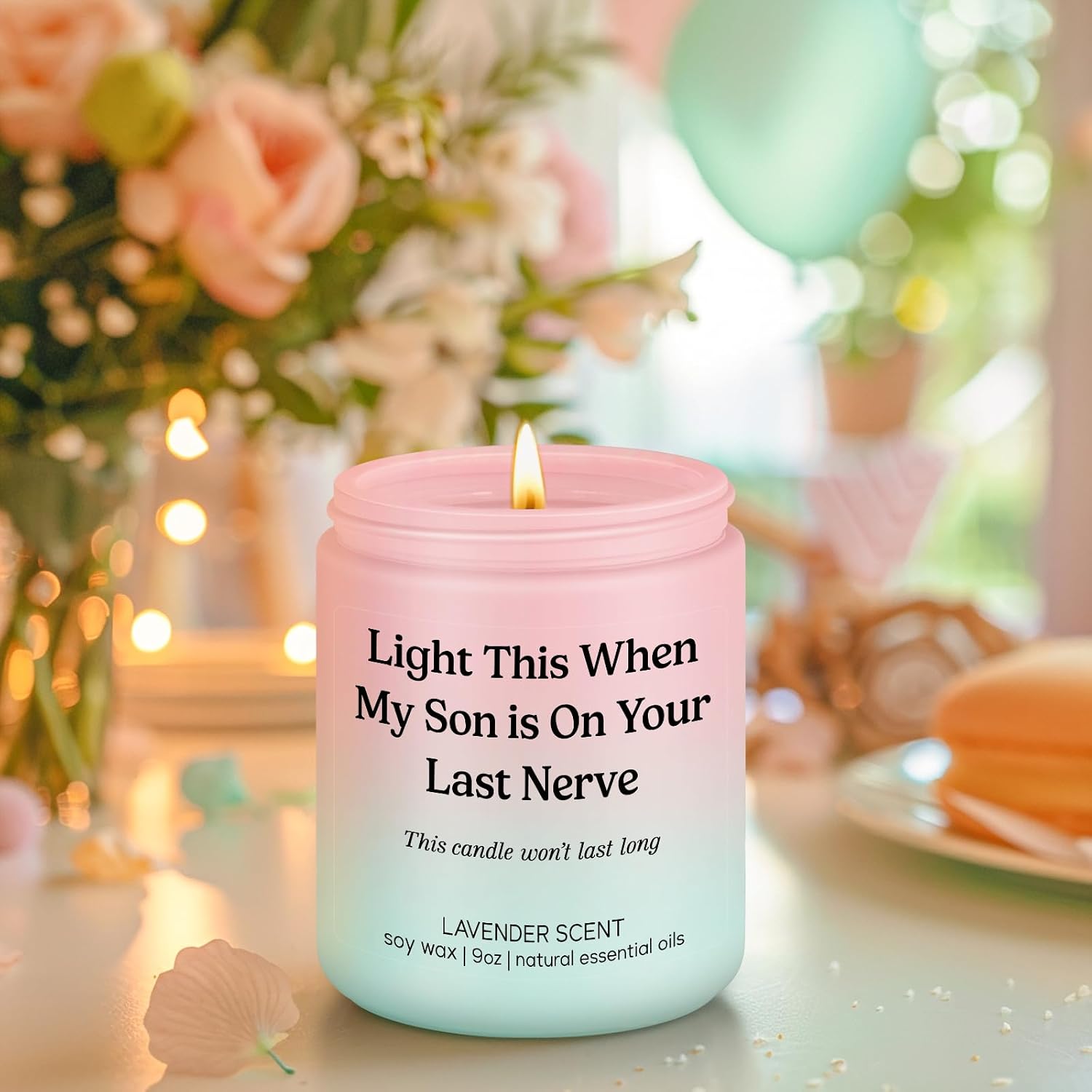 LEADO Candle, Daughter in Law Gifts - Funny Wedding, Mothers Day, Birthday Gifts for Daughter in Law, Sons Girlfriend, Future Adult DIL - DIL Present from Mother in Law - Bride, Bridal Shower Ideas