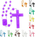 rosarymart catholic rosary beads for prayer – violet, main product view