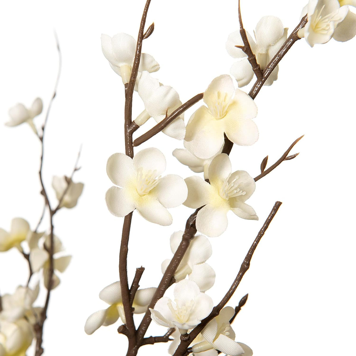 ammyoo 4pcs cherry blossom branches artificial flowers for shown in use