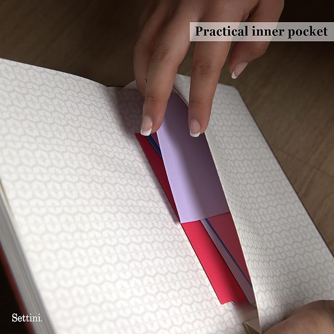 SETTINI Dotted Journal, Ideal for Bullet Journaling - A5 Vegan Leather Notebook, 192 Archival-Quality Pages, QuillEase Bleed-Free Paper, Inner Pocket & Bookmark - Elephant Gifts for Women & Men, Grey Elephants