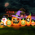 danxilu 8ft long halloween inflatables pumpkin witch hat, main product view