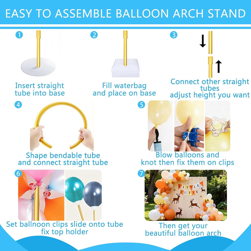balloon arch kit for wedding decoration 8.2ft &, side view