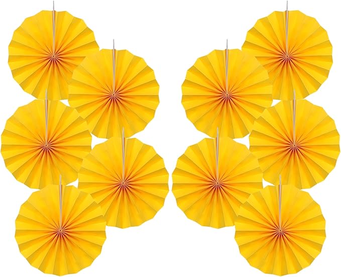 Morange Party Decorations,,Halloween Decor Events Accessories，Orange Birthday Decorations,Sunset Party Decorations,Party Fans 30 Color DIY Set (Morange)