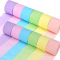 KOOGEL 12 Rolls Pastel Macaron Crepe Paper Streamers, 1.8 in X 82 FT | Each Soft Color Decorations for Baby Shower, Spring Party, Wedding, Easter, Birthday & Piñata Making