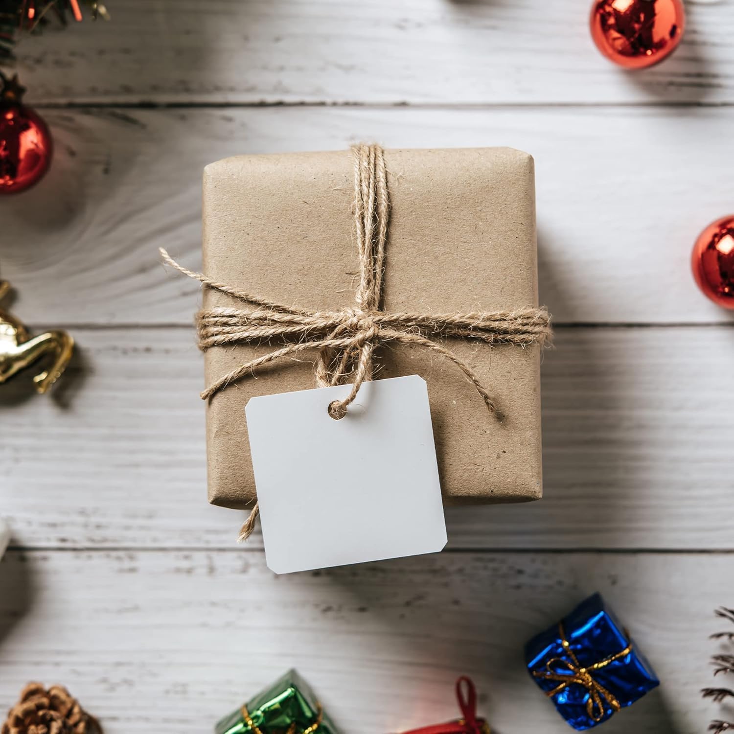 MT Products Tuck Top Kraft Paper Board 4" x 4" x 4" - Gift Boxes Packaging - Pack of 250