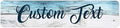 Custom Sign, Custom Street Sign, 11 Font Colors, 13 Font Styles, 4 Hole Options, 22 Sizes, 4x18 Inches, Rust Free DiBound, Fade Resistant, Made in USA by My Sign Center (Coastal)