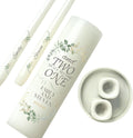 Unity Candles for Wedding, Modern Unity Set, Custom and Personalized Pillar and Taper Candles with Quote, Unscented White Premium Wax, Religious and Wedding Ceremony, Special Events (Custom Date)