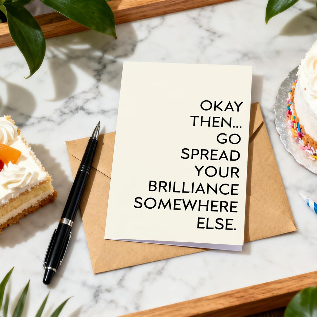 PTRUKD, Funny Coworker Traitor Leaving Card, Coworker Leaving Card, Goodbye Farewell Cards for Him and Hers, New Job Cards Gift for Men and Women, Good Luck In New Job