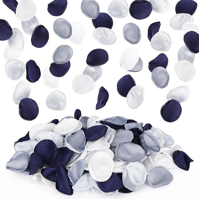 Suream 300 Pcs Silk Rose Petals, Artificial Flower Petals for Wedding Decor, Flower Girl Scatter Petals for Wedding Accessories, Birthday Party Anniversary Ceremony Home Table Centerpieces Decoration