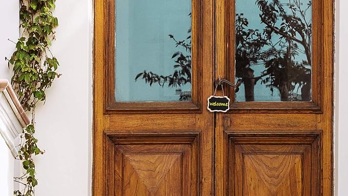 ONUPGO 16 Pack Chalkboard Tags with Liquid Chalk Marker, Double Sided Blackboard with Hanging String, Wooden Mini Erasable Chalkboard Signs, Hanging Chalkboard Labels, Price Tags, Message Tags