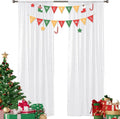 Sugargirl White Sequin Backdrop Curtain 2 Panels 2FTx8FT Glitter White Background Drapes Sparkle Photography Backdrop for Party Wedding Birthday Wall Decoration