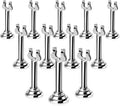 New Star Foodservice 23459 Harp Clip Style, Place Card/Table Number Holder, 3 Inch, Silver, Set of 12, 23442