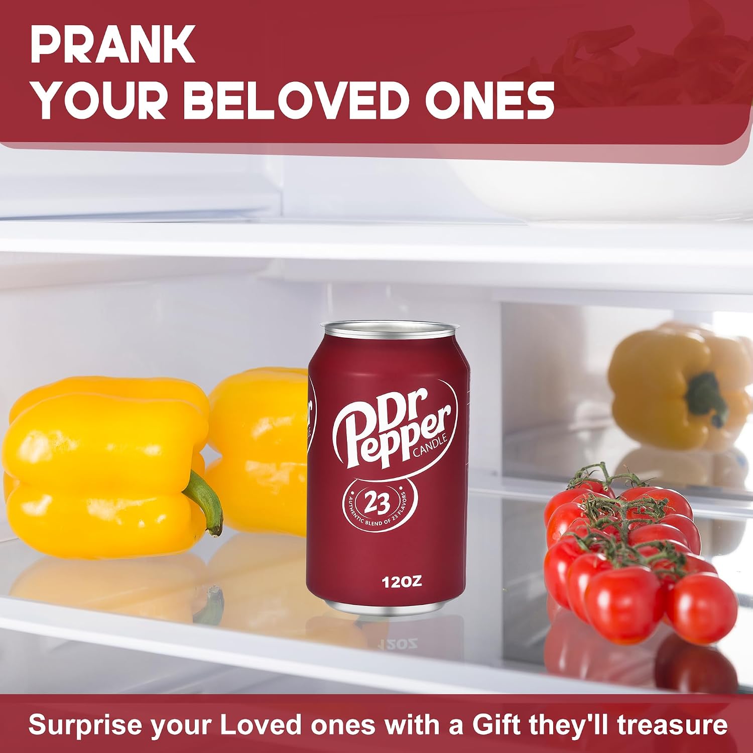 Doctor Pepper Candle - Smells Like the Real Soda - Cute Candles for Cool Gifts - Funny Candles for Any Occasion - Cute Things for Aesthetic Room Decor - Cool Candle for Cool Things