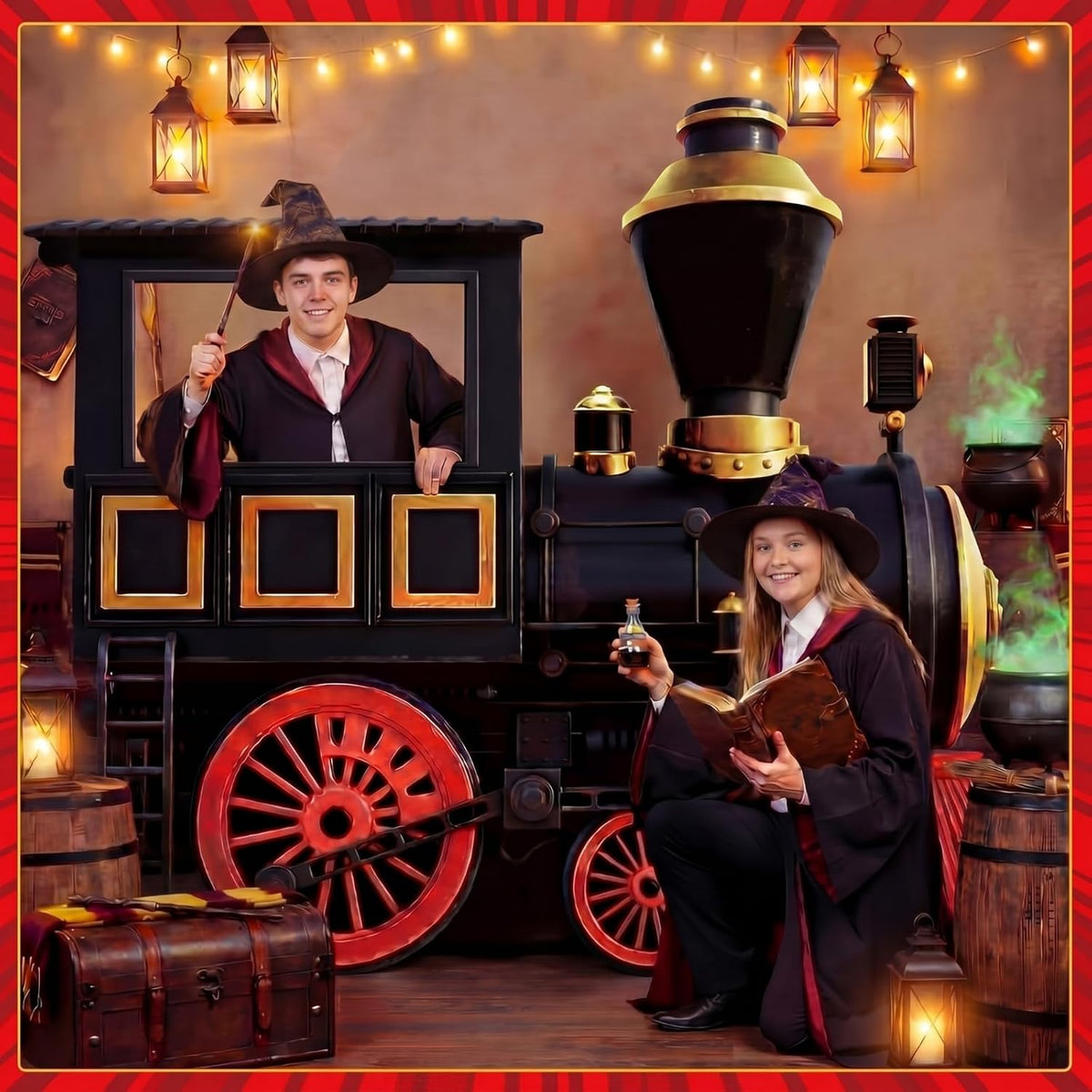 Capoda Life Size Cardboard Cutout Standee 43x59 in, Kt Foam Board Locomotive ...