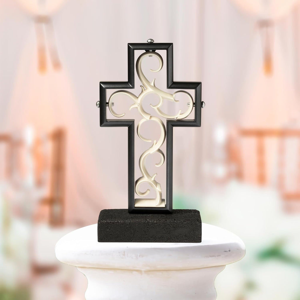 Unity Cross ® Black and Pearl White; Unity Candle Unity Sand Alternative